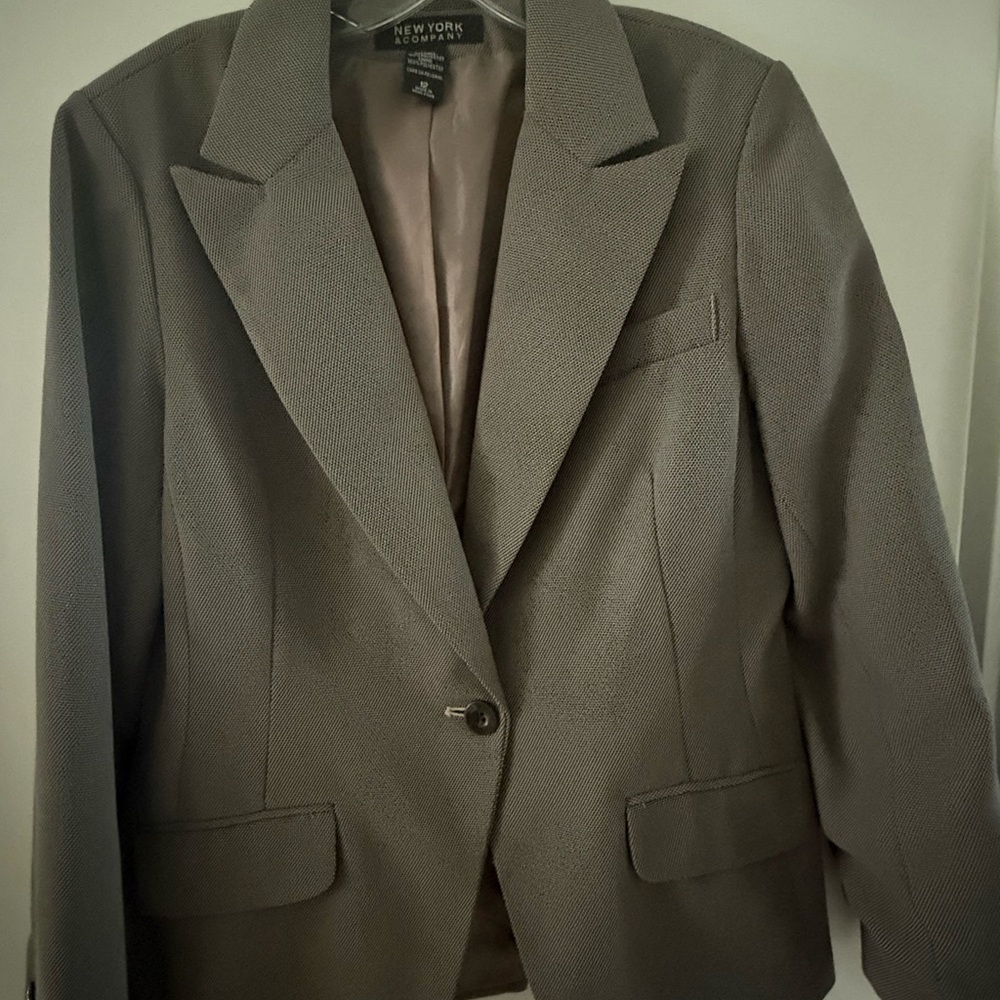 New York & Company Women's Charcoal Blazer